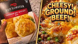 Thumbnail: Easy Red Lobster Cheddar Bay Hamburger Casserole | Ultimate Comfort Food Dinner