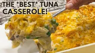 Thumbnail: The BEST Cheesy Tuna Casserole Recipe | Quick & Budget Friendly