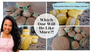 Thumbnail: Making My BF 2 Types of Macarons | How to Make Burger and Lemon Macarons | Baking Him GF Happy Ep. 2