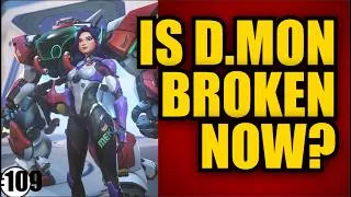Thumbnail: Everyone Called D.Mon TRASH... Then The Buffs BROKE Her... - Overwatch Funny Moments #109