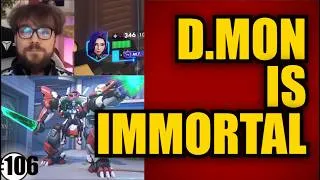 Thumbnail: This D.Mon Bug Makes Her LITERALLY Immortal On Day One... - Overwatch Funny Moments #106