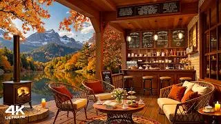 Thumbnail: Stress Relief with Warm Jazz Music 🍂 Autumn Lakeside Porch Ambience ~ Smooth Jazz Instrumental Music