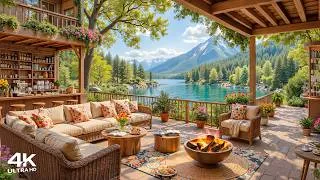 Thumbnail: Soft Summer Jazz Music for Work & Study ☕ 4k Coffee Shop Ambience by the Lake ~ Jazz Relaxing Music