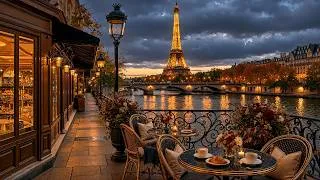 Thumbnail: Sweet Evening Jazz in Paris 🍂 Eiffel Tower Autumn Café Ambience & Smooth Jazz Music for Work & Study