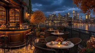 Thumbnail: Relaxing Jazz in New York 🍂 Brooklyn Bridge Café Ambience & Smooth Jazz Music for Work & Study