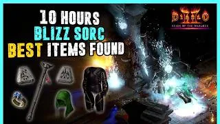 Thumbnail: Lucky Drops From 10 Hours Farming with the Blizzard Sorceress - Diablo 2 Resurrected
