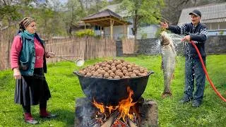 Thumbnail: 4K Moments of Fire, Food, and Mountain Life