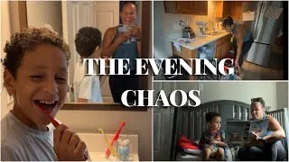 Thumbnail: Realistic Nighttime Routine as a Mom of 2 | Cleaning, Soccer & Bedtime