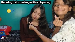 Thumbnail: Asmr: Jayanti said in a soft voice, shaking my hair and spraying.. complete relaxation 😌😴💤
