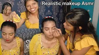 Thumbnail: 🌼 Soft Indian Makeover ASMR ✨A realistic and gentle makeup session that was so slow and soothing… 😌