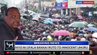Thumbnail: WEWE UHURU KENYATTA WACHA UFALA BANAA! Ruto gets angry during eldoret rally today Over WANTAM Chants