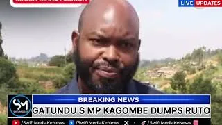 Thumbnail: BREAKING! GATUNDU SOUTH MP GG KAGOMBE DUMPS RUTO AND HIS UDA PARTY FOR DCP