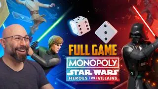 Thumbnail: Star Wars Monopoly Heroes vs Villains - first full game!