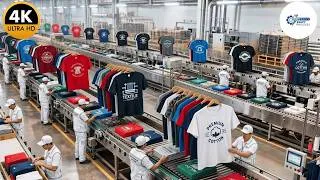 Thumbnail: Inside a High-Tech Textile Mill | How Premium T-Shirts Are Made (Full Process)
