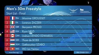 Thumbnail: Ben PROUD 20.45 50m Freestyle World Short Course Champs - Abu Dhabi 2021