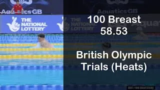 Thumbnail: Adam Peaty 100 Breast Heats | British Olympic Trials 2024 | 58.53