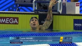Thumbnail: Caeleb Dressel Breaks 50 Free Championship Record in Prelims (21.29) | 2021 U.S. Olympic Trials