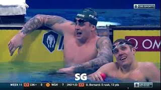 Thumbnail: Adam Peaty beats Caeleb Dressel and rest of the field in 50 Breast Skins | 2020 ISL Finals Budapest