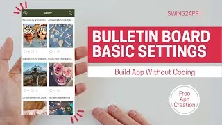 Thumbnail: Bulletin Board Basic Settings | Free App Templates |