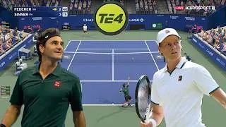 Thumbnail: TE4 - R. Federer 2026 VS J. Sinner - US Open