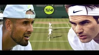Thumbnail: TE4 - Nick KYRGIOS vs Roger FEDERER (Federer Impossible 1) Wimbledon