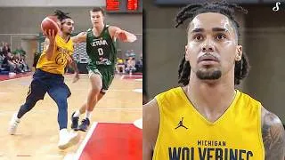 Thumbnail: Elliot Cadeau WAS IN CONTROL For Michigan! 19 PTS, 8 AST & 3 STL vs  Lithuania B Team 🇱🇹