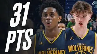 Thumbnail: Michigan Freshmen Brandon McCoy Jr. & Quinn Costello IMPRESS in Lithuania Debut - 31 PTS COMBINED!