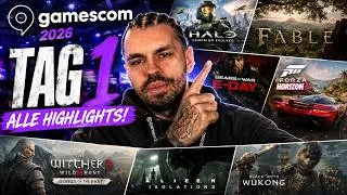 Thumbnail: Gamescom 2026 VLOG – Tag 1 🎮 Meine Highlights, Überraschungen & erste Eindrücke!