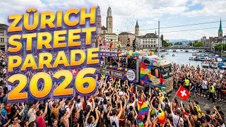 Thumbnail: ZURICH Techno Party! 🔥 The Legendary Street Parade 2026 🇨🇭🎶