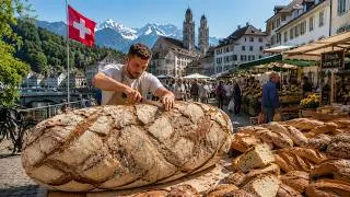 Thumbnail: TRADITIONAL Swiss Organic Farmers Market 🇨🇭 Cheese, Bread & Old Town | Switzerland in 4K