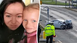 Thumbnail: BMW and Audi roar side-by-side before crash killed mum and four-year-old | SWNS
