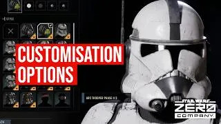 Thumbnail: Star Wars Zero Company - Character Customisation Options