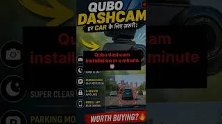 Thumbnail: Qubo Dashcam Review 2026 🔥 | Best Car Dash Camera in India? Full Setup #dashcam #Car Accessories