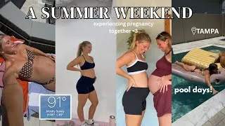 Thumbnail: A SUMMER WEEKEND: pool days, walk & smoothie girls date, program photoshoot, nursery clean out 