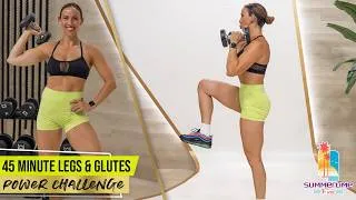 Thumbnail: 45 Minute Legs and Glutes Power Challenge Workout | Maximum Effort!