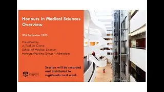 Thumbnail: Honours in Medical Sciences - Semester 1 2026