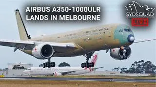 Thumbnail: [4K] Airbus/Qantas A350-1000ULR Landing From Toulouse Blagnac @ Melbourne Airport! #ProjectSunrise 