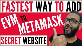Thumbnail: How To Add Any Blockchain Layer 1 and Layer 2 EVM Networks To Metamask Automatically |Secret Website