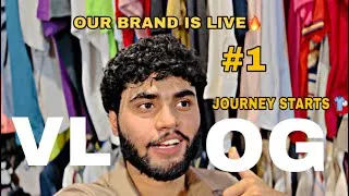 Thumbnail: 🔥 Finally Apna eCommerce Clothing Brand Launch Kar Diya! 😭❤️ | Brand Journey #1