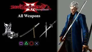 Thumbnail: 【Devil May Cry 3】Vergil Moveset Showcase | All Weapons, Abilities, Devil Trigger & Nelo Angelo