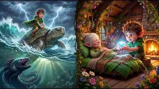 Thumbnail: The Brave Little Elf Searching the Deep Sea for a Healing Pearl 🌊✨ Relaxing Celtic Fantasy Music