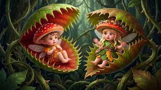Thumbnail: 👉 Two Tiny Fairies’ Magical Journey 🌿  Relaxing Fantasy Ambient Music  Giant Nature World