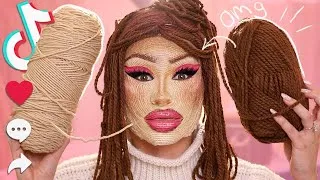 Thumbnail: I Tried The VIRAL YARN MAKEUP Tiktok Trend...