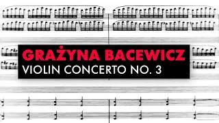 Thumbnail: Bacewicz: Violin Concerto No. 3 — Full Score