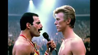 Thumbnail: Freddie Mercury Fell Silent Mid Concert When David Bowie Appeared Unannounced — The Crowd Held Its..