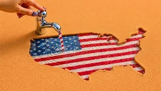Thumbnail: Watch Water Create Every Country Flag in Sand | 🌍💦🤯 Most Satisfying Animation 