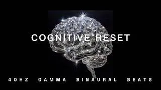 Thumbnail: Cognitive Reset | 40Hz Gamma Binaural Beats for Neural Clarity