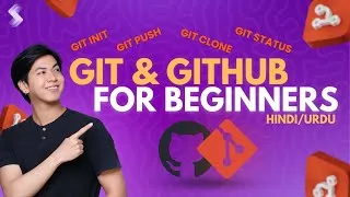 Thumbnail: Git & GitHub For Beginners | Basic Git Commands | OneShot Video | English Subs | SynergyX Academy