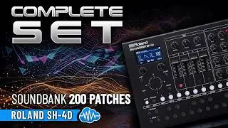Thumbnail: ROLAND SH-4d - " Complete Set" 200 Sounds | SH-101, JUNO-106, FM, Wavetable & More