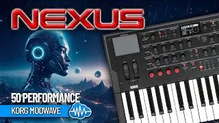 Thumbnail: KORG MODWAVE - "NEXUS" | Berlin School Sounds - 50 Custom Performances